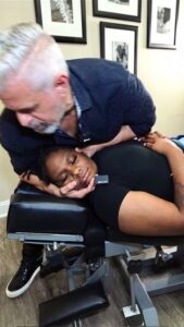 chiropractic Adjustments being performed by Dr. Orlando